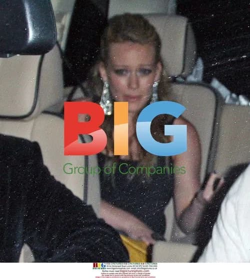 Hilary Duff leaves Mr Chow restaurant