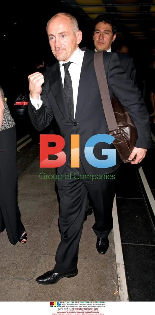 Barry McGuigan poses for cameras at hotel