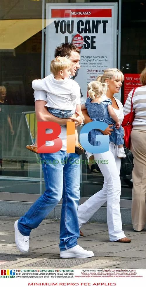 John Terry shops with family