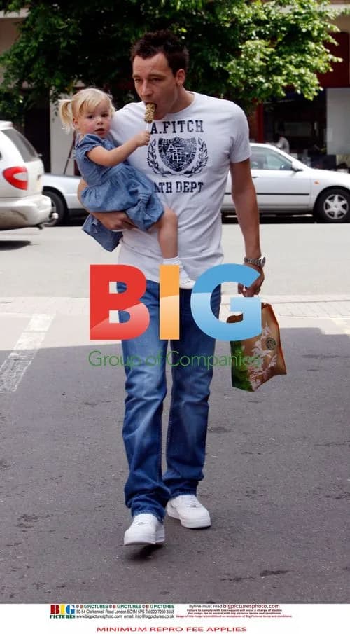 John Terry shops with family