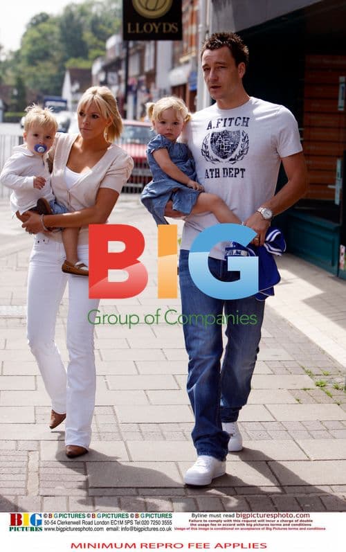 John Terry shops with family