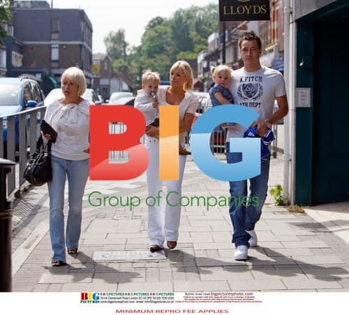 John Terry shops with family