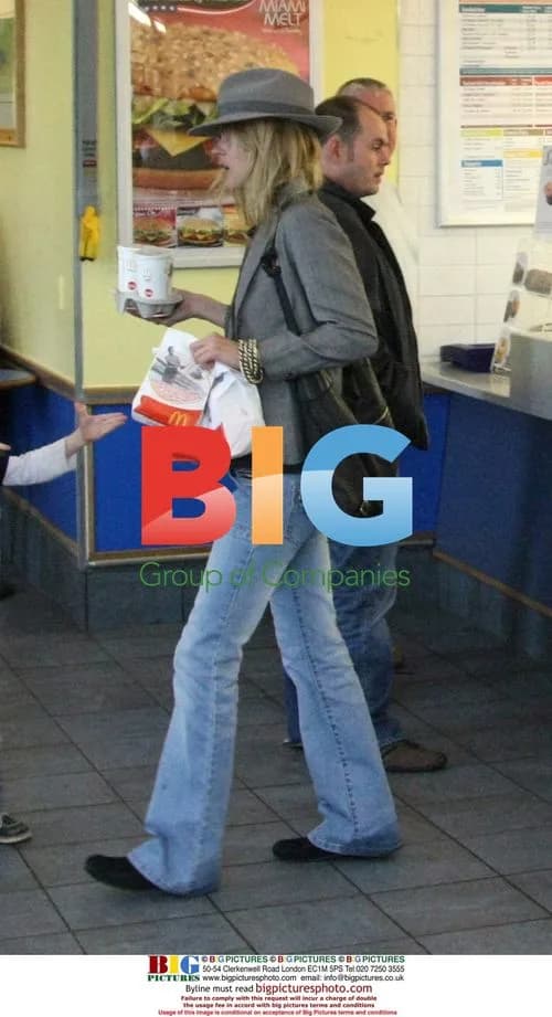 Kate Moss at Macdonalds in Northolt