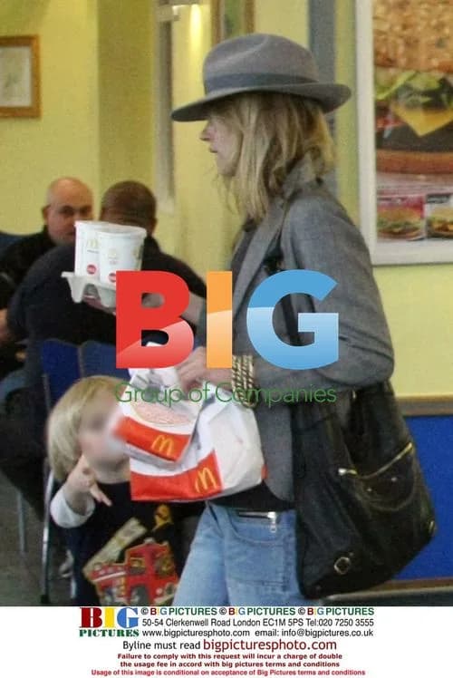 Kate Moss at McDonald's in Northolt