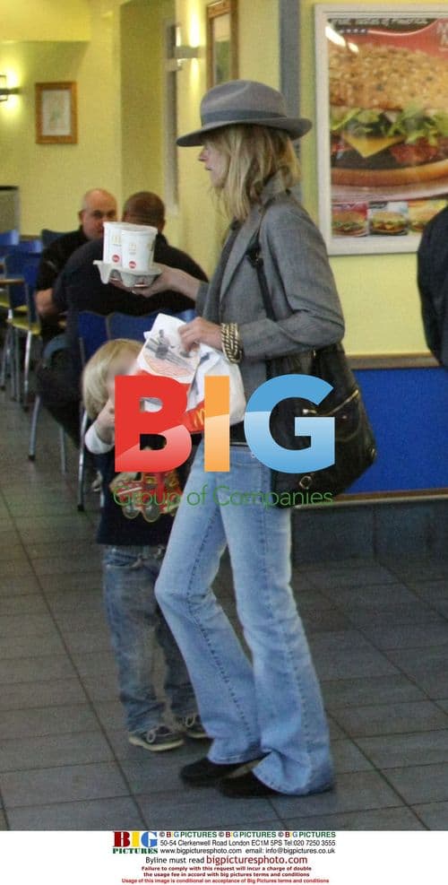Kate Moss at McDonald's in Northolt