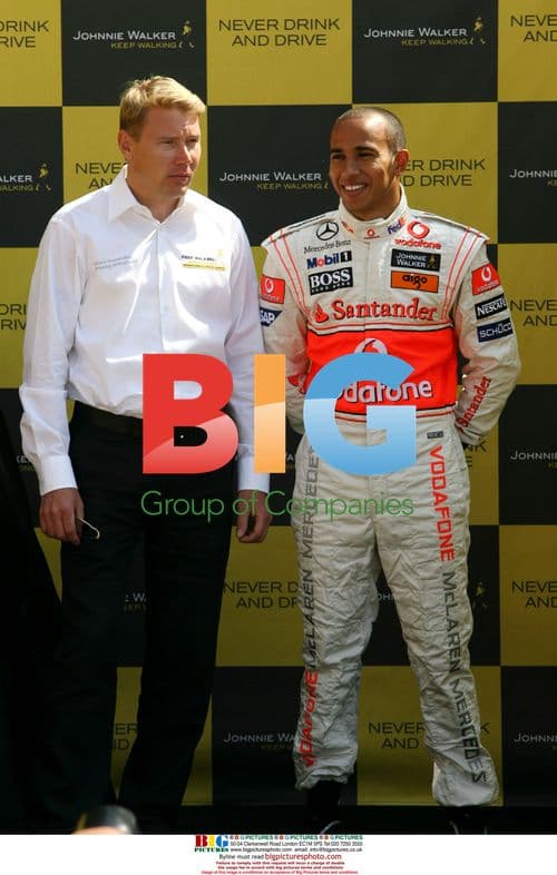 Hamilton and Hakkinen unveil Johnnie Walker campaign