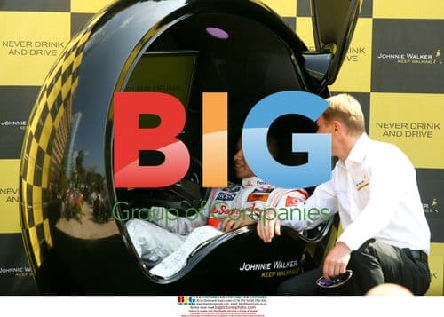 Formula One Drivers Hamilton and Hakkinen Unveil Johnnie Walker Campaign