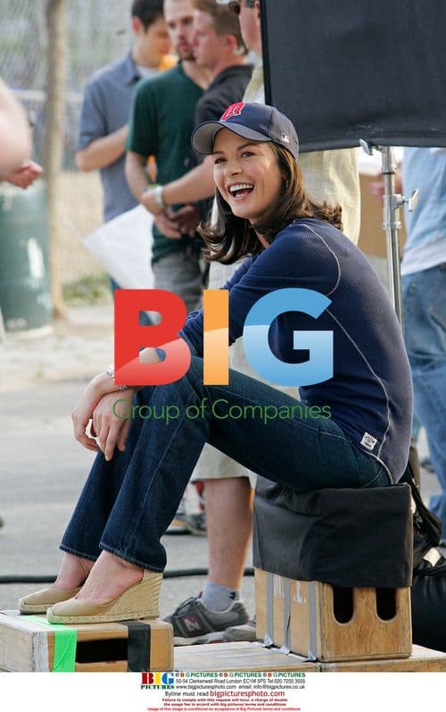 Catherine Zeta-Jones on film set