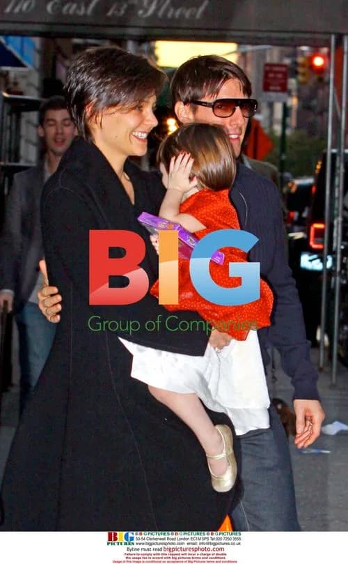 Tom Cruise, Katie Holmes, and Daughter Suri on Halloween