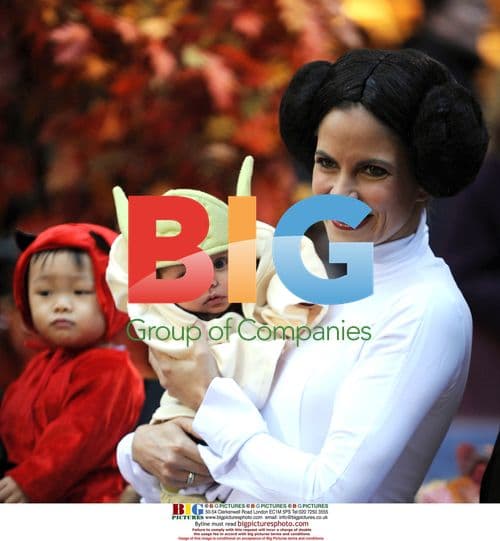 Natalie Morales & Son in Costume for 'Today' Halloween