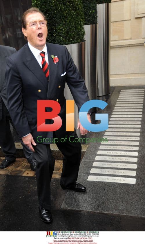 Roger Moore Inaugurates Fouquet in Paris