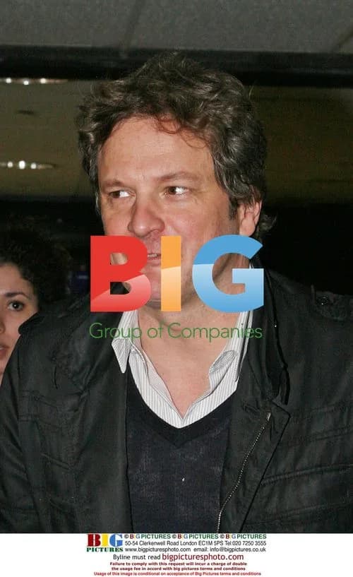 Colin Firth Lands at LAX