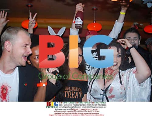 Big Brother contestants at Halloween party