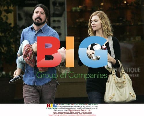 Dave Grohl and family spotted in Bel-Air