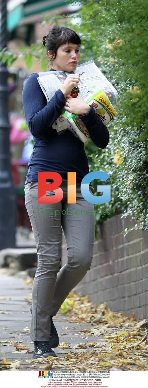 Gemma Arterton Shopping in London