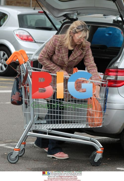 Gillian Taylforth shops for wine after 'Strictly' exit