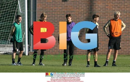 Liverpool players train ahead of Champions League match