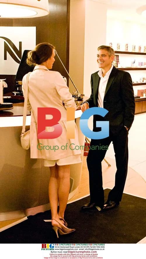 George Clooney, Jennifer Rose shoot Nespresso ad