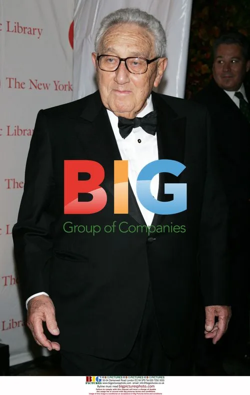 Henry Kissinger at 2008 Library Lions Benefit