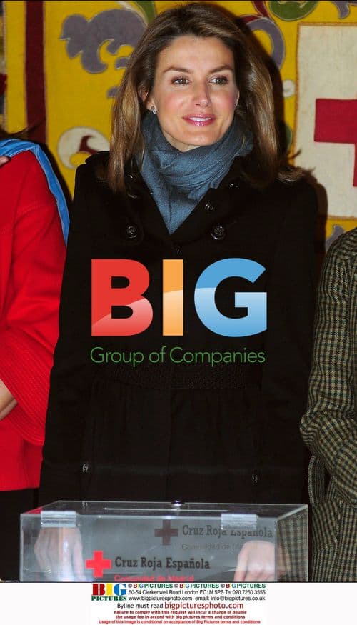 Princess Cristina and Letizia at Red Cross charity event