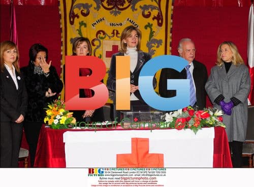 Princesses Cristina and Letizia at Red Cross Charity