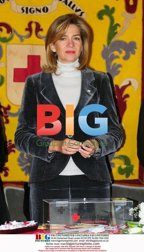 Princess Cristina and Letizia at Red Cross charity event