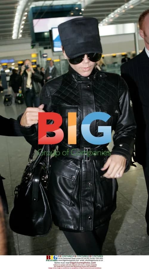 Victoria Beckham at Heathrow Airport