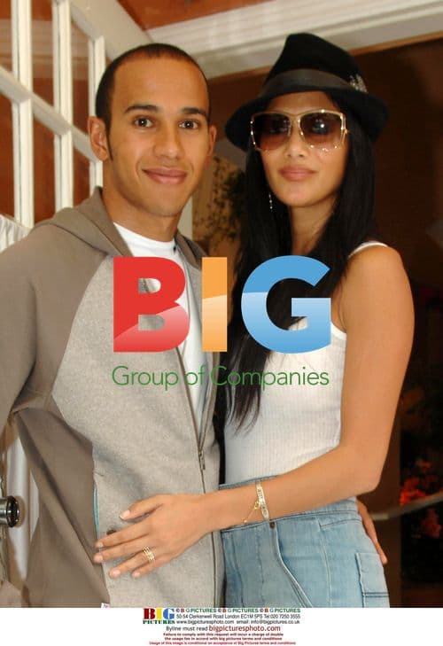 Lewis Hamilton and Nicole Scherzinger Leaving Hotel