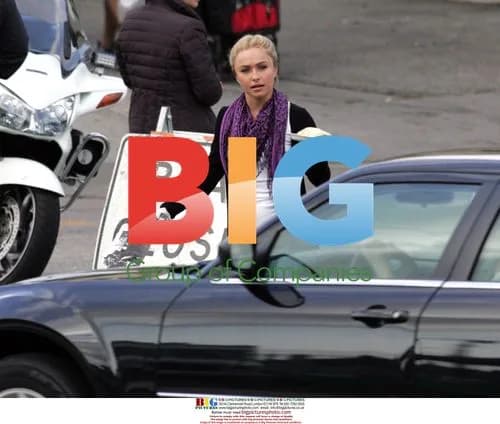 Hayden Panettiere on "Heroes" set, 2008