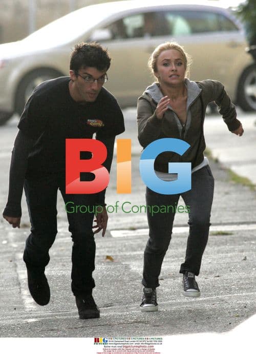 Hayden Panettiere on "Heroes" set in Playa del Rey