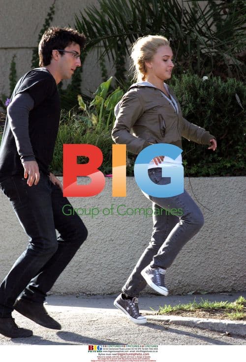 Hayden Panettiere on "Heroes" set in Playa del Rey