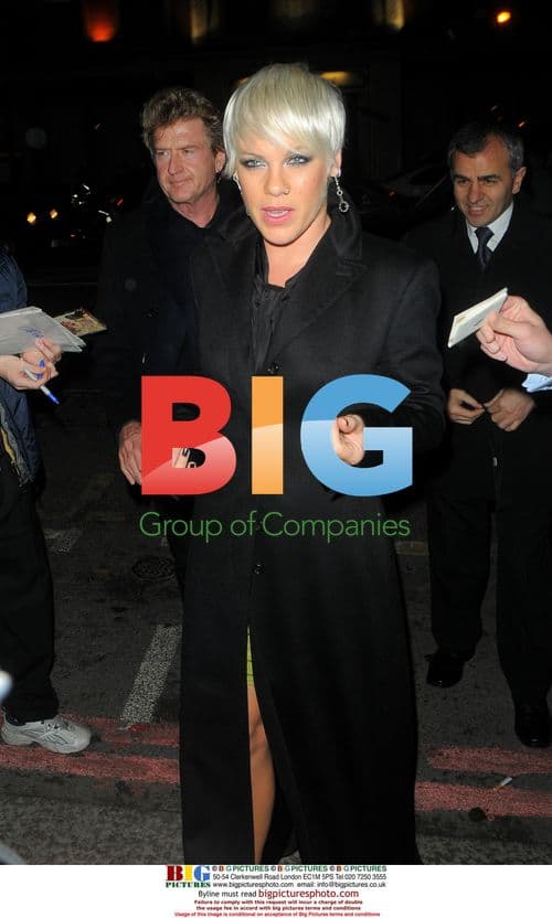 Pink leaves album launch party in London