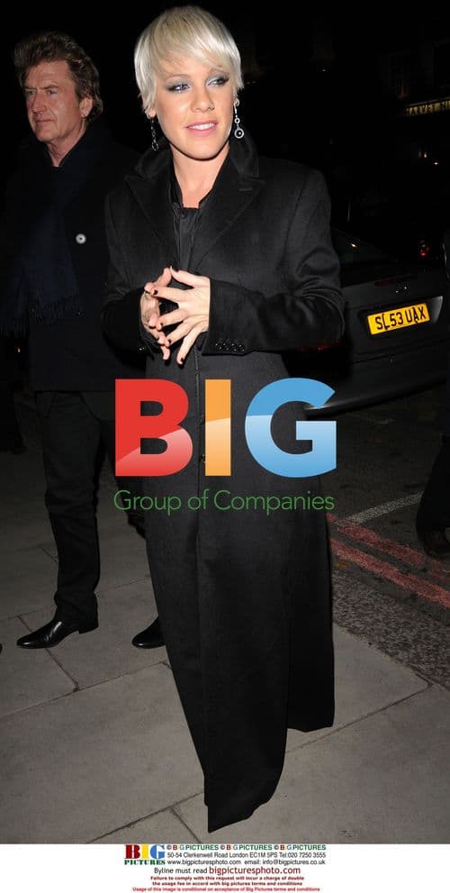 Pink leaves album launch party in London