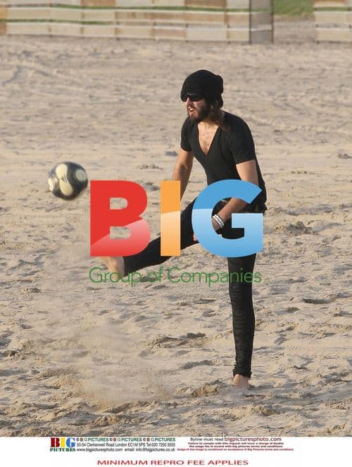 Russell Brand & Friends Play Football in LA