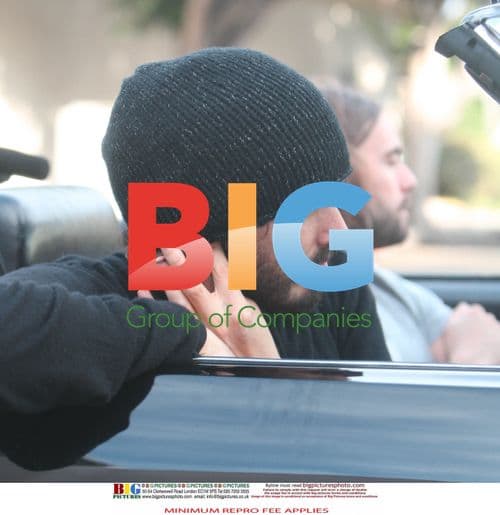 Russell Brand and friends play football in LA