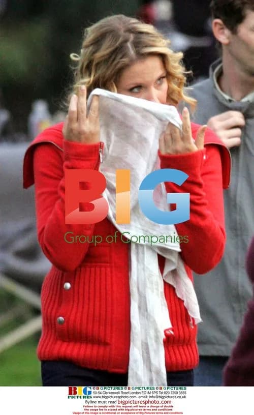 Christina Applegate on "Samantha Who?" set