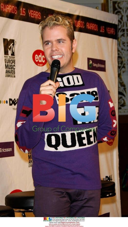 Perez Hilton at MTV Europe Music Awards