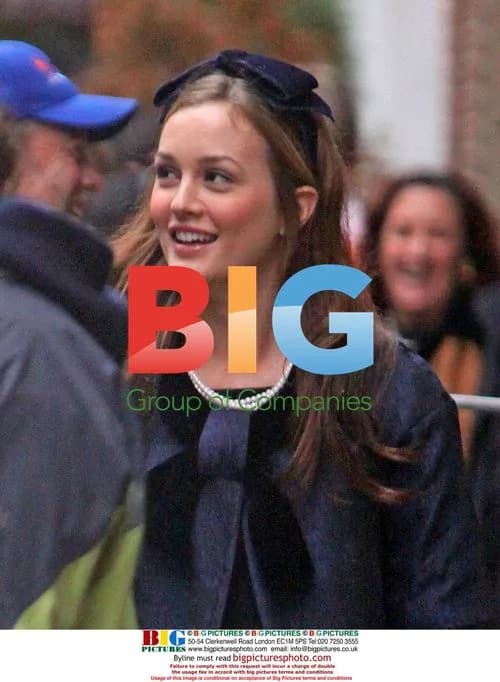 Leighton Meester and Ed Westwick film "Gossip Girl"