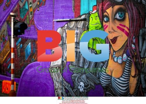 Europe's Largest Covered Graffiti Mural