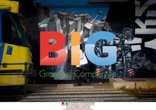 Europe's Largest Graffiti Mural at Brussels Tramstop