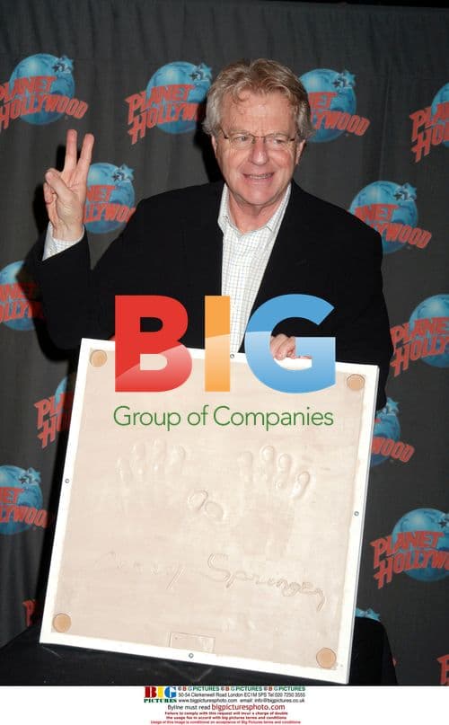 Jerry Springer Handprint Ceremony in New York