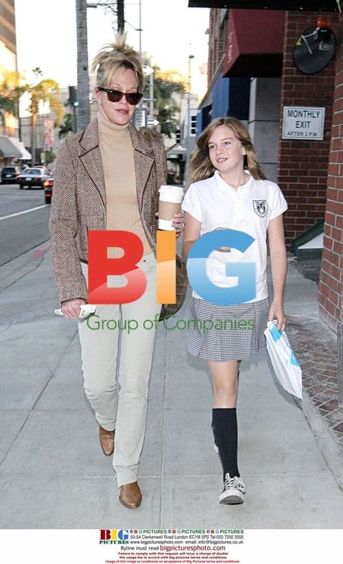Melanie Griffith and Daughter Stella in Beverly Hills