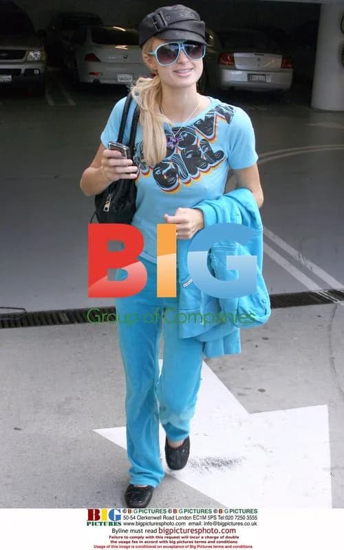Paris Hilton Shopping and Tanning in Beverly Hills