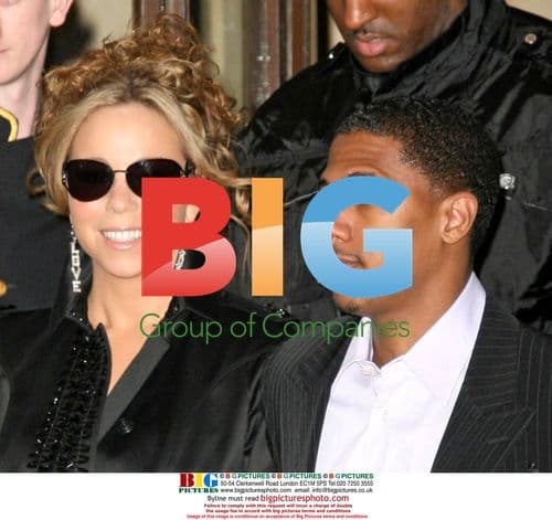 Mariah Carey and Nick Cannon leave London hotel