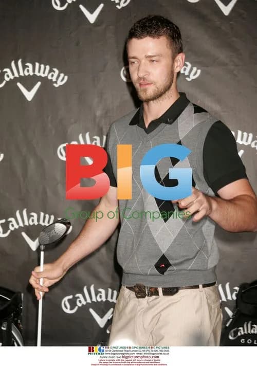 Justin Timberlake Promotes Callaway Driver