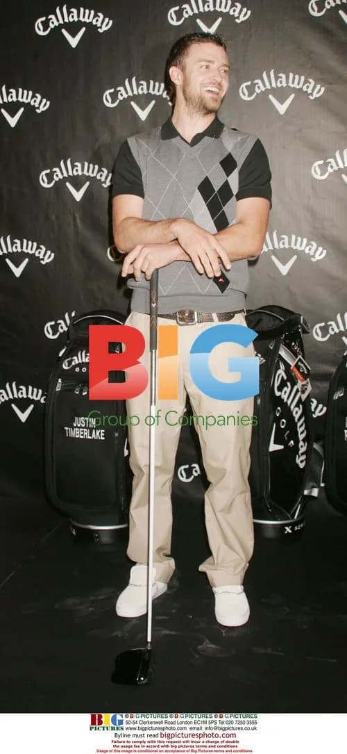 Justin Timberlake Promotes Callaway FT-iQ Driver
