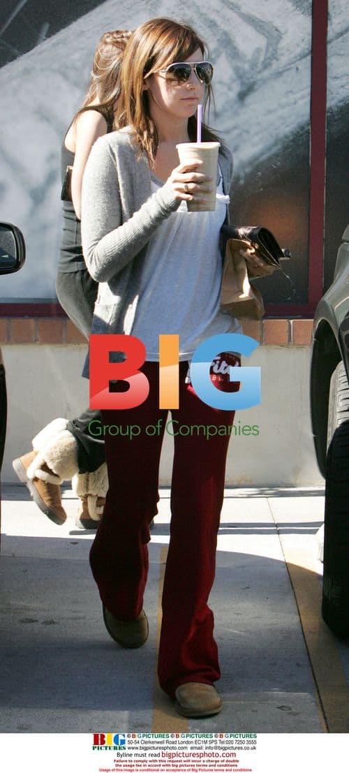 Ashley Tisdale gets coffee in Toluca Lake