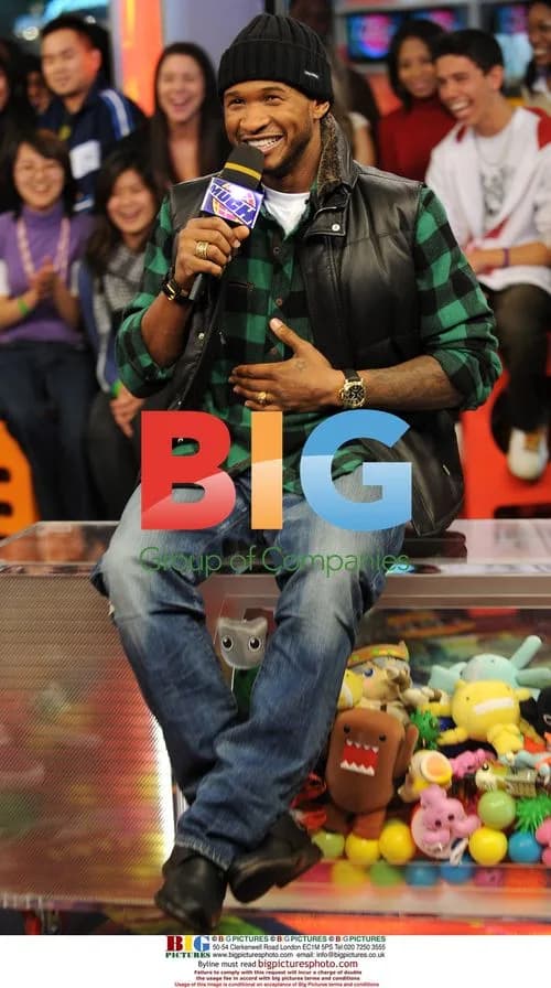 Usher at MuchMusic Studios in Toronto