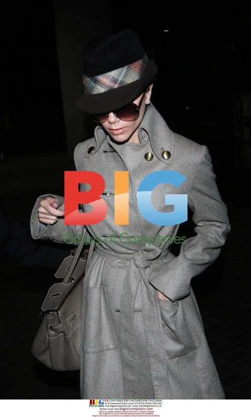 Victoria Beckham Arrives at LAX