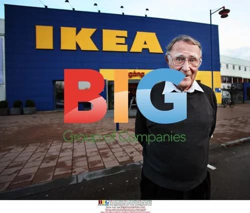 Ingvar Kamprad at IKEA's first store